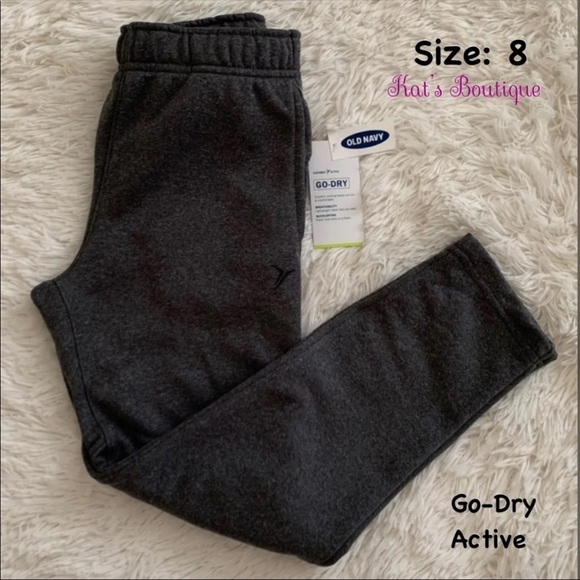(NWT) Old Navy Active "Go-Dry" Boy's Pants, Size: 8 - Picture 1 of 9